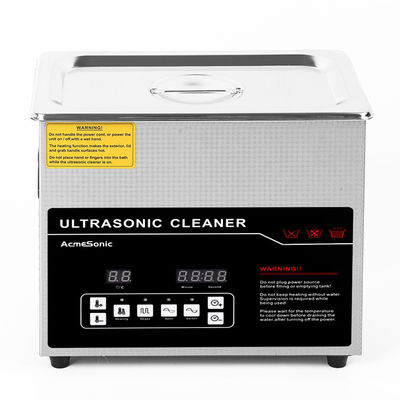 3L超音波クリーナー 熱温範囲 20-80°C 排水バルブ 60W パワー 100W 熱力